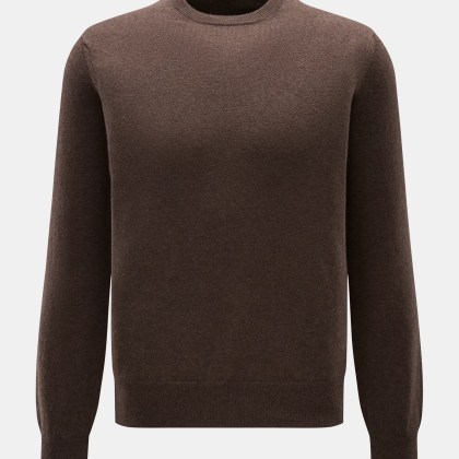 Cruciani - Herren - Cashmere Rundhalspullover braun Cruciani - Herren - Cashmere Rundhalspullover braun