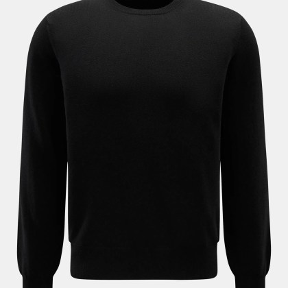 Cruciani - Herren - Cashmere Rundhalspullover schwarz Cruciani - Herren - Cashmere Rundhalspullover schwarz