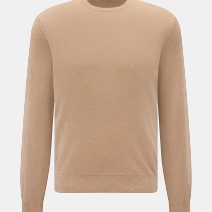 Cruciani - Herren - Cashmere Rundhalspullover beige Cruciani - Herren - Cashmere Rundhalspullover beige