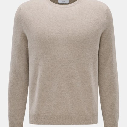 FTC - Herren - Cashmere Rundhalspullover taupe FTC - Herren - Cashmere Rundhalspullover taupe