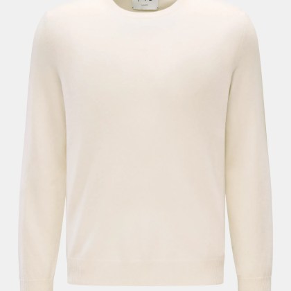 FTC - Herren - Cashmere Rundhalspullover creme FTC - Herren - Cashmere Rundhalspullover creme