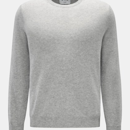 FTC - Herren - Cashmere Rundhalspullover grau meliert FTC - Herren - Cashmere Rundhalspullover grau meliert