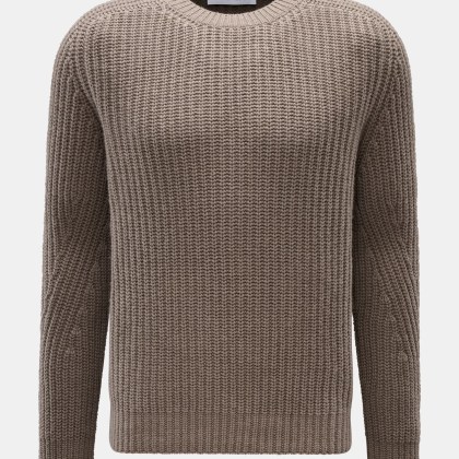 Iris von Arnim - Herren - Cashmere Rundhalspullover %27Arlington%27 taupe Iris von Arnim - Herren - Cashmere Rundhalspullover %27Arlington%27 taupe