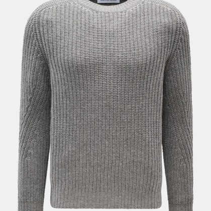 Iris von Arnim - Herren - Cashmere Rundhalspullover %27Arlington%27 grau meliert Iris von Arnim - Herren - Cashmere Rundhalspullover %27Arlington%27 grau meliert