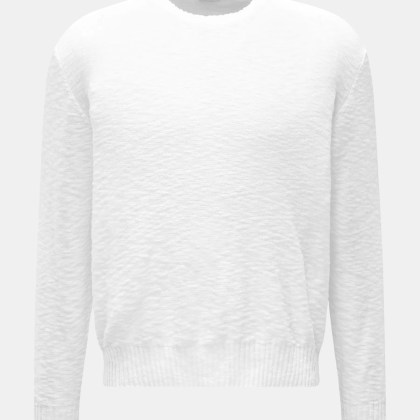 04651/ A trip in a bag - Herren - Rundhalspullover weiß 04651/ A trip in a bag - Herren - Rundhalspullover weiß