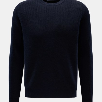 Iris von Arnim - Herren - Cashmere Rundhalspullover %27Willy%27 navy Iris von Arnim - Herren - Cashmere Rundhalspullover %27Willy%27 navy