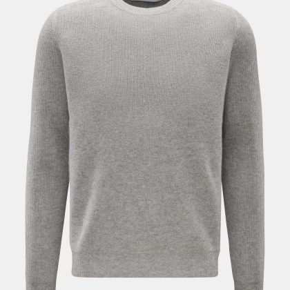 Iris von Arnim - Herren - Cashmere Rundhalspullover %27Willy%27 grau meliert Iris von Arnim - Herren - Cashmere Rundhalspullover %27Willy%27 grau meliert