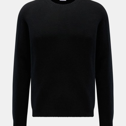 04651/ A trip in a bag - Herren - Cashmere Rundhalspullover %27Extreme Cashmere Crew%27 schwarz 04651/ A trip in a bag - Herren - Cashmere Rundhalspullover %27Extreme Cashmere Crew%27 schwarz