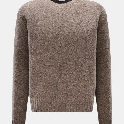 04651/ A trip in a bag - Herren - Rundhalspullover %27Grainy Crew%27 taupe 04651/ A trip in a bag - Herren - Rundhalspullover %27Grainy Crew%27 taupe