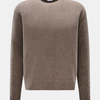 04651/ A trip in a bag - Herren - Rundhalspullover %27Grainy Crew%27 taupe 04651/ A trip in a bag - Herren - Rundhalspullover %27Grainy Crew%27 taupe