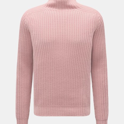 04651/ A trip in a bag - Herren - Mock Neck Pullover %27Foggy Mock%27 altrosa 04651/ A trip in a bag - Herren - Mock Neck Pullover %27Foggy Mock%27 altrosa