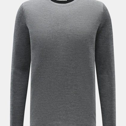 Kiefermann - Herren - Merino Feinstrick-Pullover %27Marleys%27 dunkelgrau meliert Kiefermann - Herren - Merino Feinstrick-Pullover %27Marleys%27 dunkelgrau meliert
