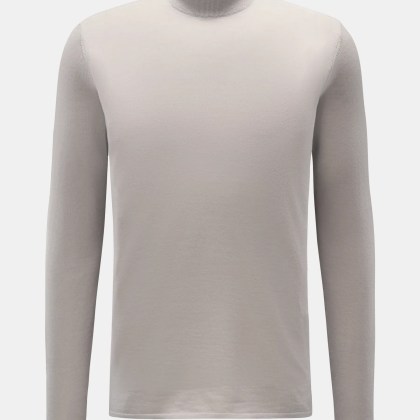 Kiefermann - Herren - Merino Feinstrick-Pullover hellgrau Kiefermann - Herren - Merino Feinstrick-Pullover hellgrau