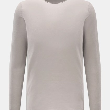 Kiefermann - Herren - Merino Feinstrick-Pullover %27Benjaminn%27 hellgrau Kiefermann - Herren - Merino Feinstrick-Pullover %27Benjaminn%27 hellgrau