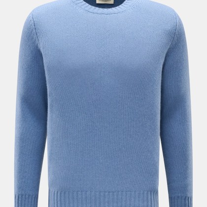 Bruno Manetti - Herren - Cashmere Rundhalspullover graublau Bruno Manetti - Herren - Cashmere Rundhalspullover graublau