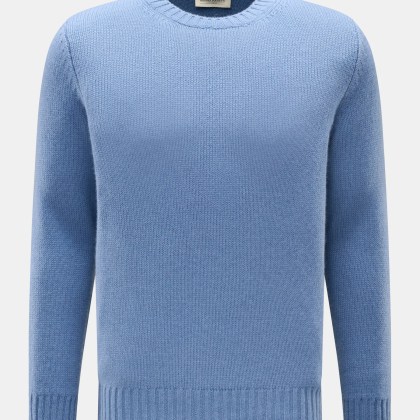Bruno Manetti - Herren - Cashmere Rundhalspullover graublau Bruno Manetti - Herren - Cashmere Rundhalspullover graublau