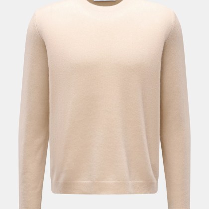 Iris von Arnim - Herren - Cashmere-Seide Rundhalspullover %27Amiro%27 beige Iris von Arnim - Herren - Cashmere-Seide Rundhalspullover %27Amiro%27 beige