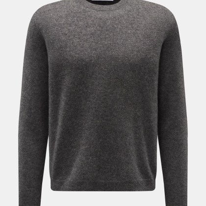 Iris von Arnim - Herren - Cashmere-Seide Rundhalspullover %27Amiro%27 dunkelgrau meliert Iris von Arnim - Herren - Cashmere-Seide Rundhalspullover %27Amiro%27 dunkelgrau meliert