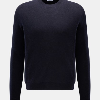 Iris von Arnim - Herren - Cashmere-Seide Feinstrick-Rundhalspullover %27Presano%27 navy Iris von Arnim - Herren - Cashmere-Seide Feinstrick-Rundhalspullover %27Presano%27 navy