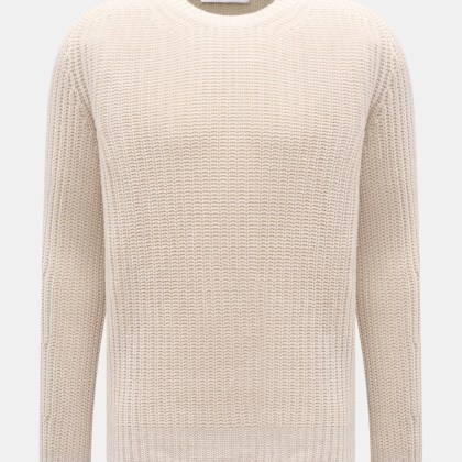 Iris von Arnim - Herren - Cashmere Rundhalspullover %27Aurenzo%27 sand Iris von Arnim - Herren - Cashmere Rundhalspullover %27Aurenzo%27 sand