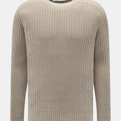 Iris von Arnim - Herren - Cashmere Rundhalspullover %27Aurenzo%27 graugrün Iris von Arnim - Herren - Cashmere Rundhalspullover %27Aurenzo%27 graugrün