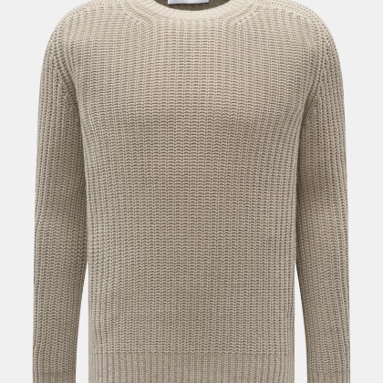 Iris von Arnim - Herren - Cashmere Rundhalspullover %27Aurenzo%27 graugrün Iris von Arnim - Herren - Cashmere Rundhalspullover %27Aurenzo%27 graugrün