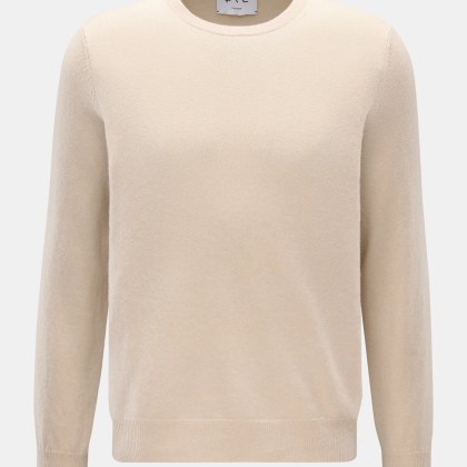 FTC - Herren - Cashmere Rundhalspullover beige FTC - Herren - Cashmere Rundhalspullover beige
