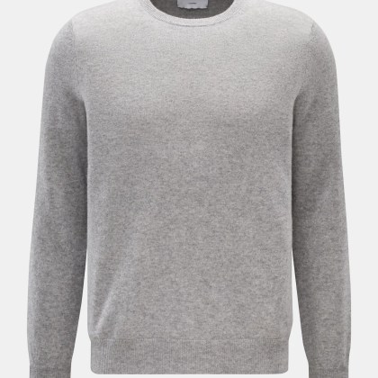 FTC - Herren - Cashmere Rundhalspullover grau meliert FTC - Herren - Cashmere Rundhalspullover grau meliert