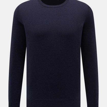 von Braun - Herren - Cashmere Rundhalspullover navy von Braun - Herren - Cashmere Rundhalspullover navy