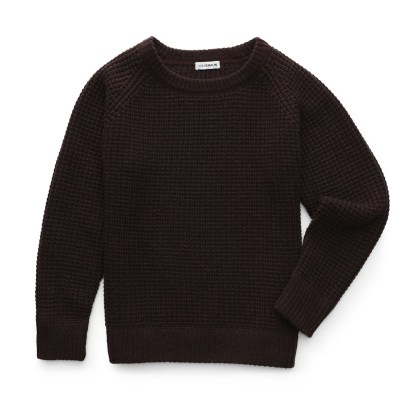 von Braun - Herren - Kinder Cashmere R-Neck Pullover dunkelbraun von Braun - Herren - Kinder Cashmere R-Neck Pullover dunkelbraun