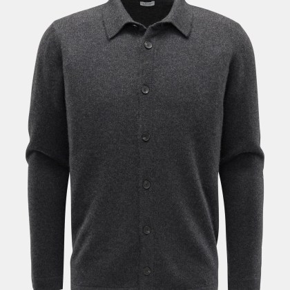 von Braun - Herren - Cashmere Cardigan anthrazit von Braun - Herren - Cashmere Cardigan anthrazit