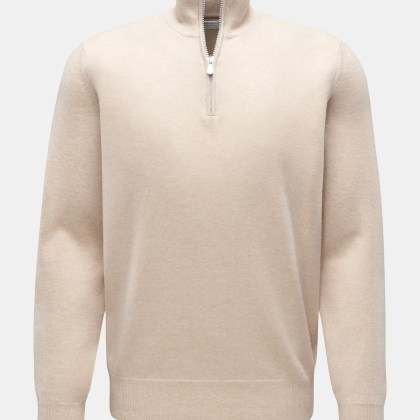Brunello Cucinelli - Herren - Cashmere Troyer beige Brunello Cucinelli - Herren - Cashmere Troyer beige