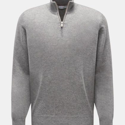 Brunello Cucinelli - Herren - Cashmere Troyer grau Brunello Cucinelli - Herren - Cashmere Troyer grau