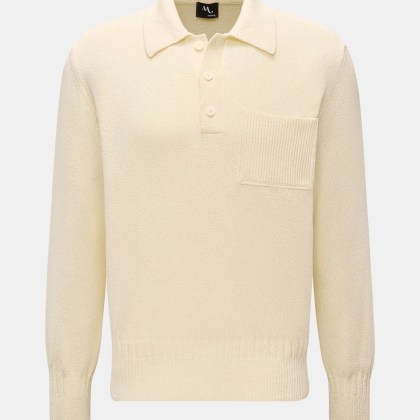 Doppiaa - Herren - Strickpolo %27Aashton%27 creme Doppiaa - Herren - Strickpolo %27Aashton%27 creme