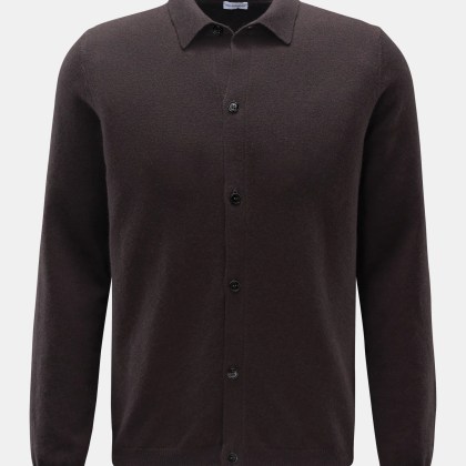 von Braun - Herren - Cashmere Cardigan dunkelbraun von Braun - Herren - Cashmere Cardigan dunkelbraun