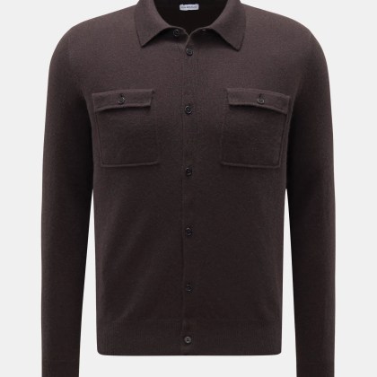 von Braun - Herren - Cashmere Cardigan dunkelbraun von Braun - Herren - Cashmere Cardigan dunkelbraun