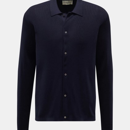 Officine Générale - Herren - Cardigan %27Brent%27 navy Officine Générale - Herren - Cardigan %27Brent%27 navy