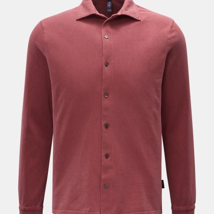 04651/ A trip in a bag - Herren - Piqué-Hemd rotbraun 04651/ A trip in a bag - Herren - Piqué-Hemd rotbraun