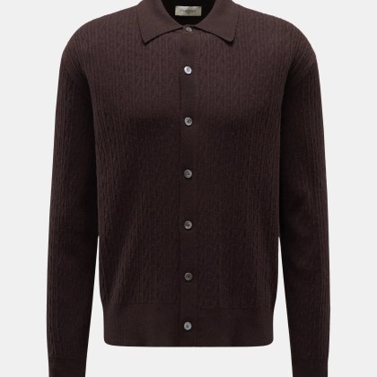 Piacenza 1733 - Herren - Cardigan dunkelbraun Piacenza 1733 - Herren - Cardigan dunkelbraun