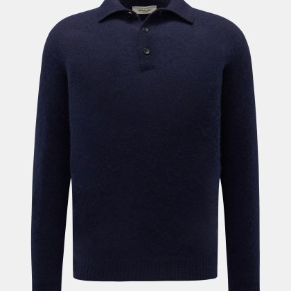 Filippo de Laurentiis - Herren - Strickpolo navy Filippo de Laurentiis - Herren - Strickpolo navy