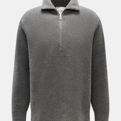 Closed - Herren - Troyer grau meliert Closed - Herren - Troyer grau meliert