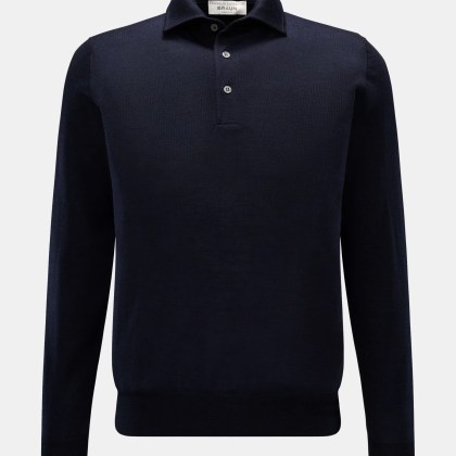 Filippo de Laurentiis - Herren - Strickpolo navy Filippo de Laurentiis - Herren - Strickpolo navy