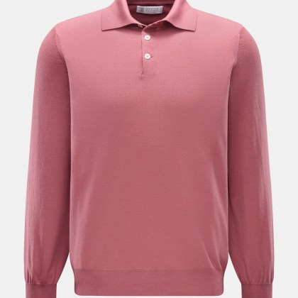 Brunello Cucinelli - Herren - Strickpolo altrosa Brunello Cucinelli - Herren - Strickpolo altrosa