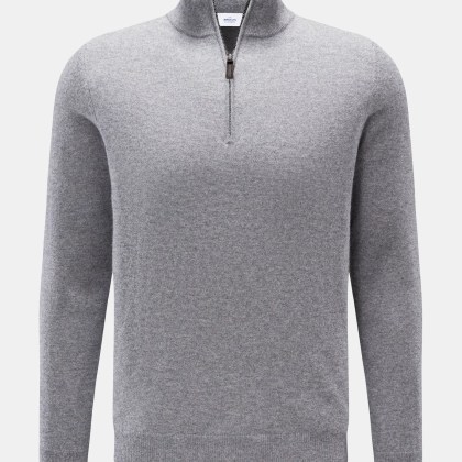 von Braun - Herren - Cashmere Troyer grau meliert von Braun - Herren - Cashmere Troyer grau meliert