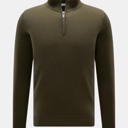 von Braun - Herren - Cashmere Troyer oliv von Braun - Herren - Cashmere Troyer oliv