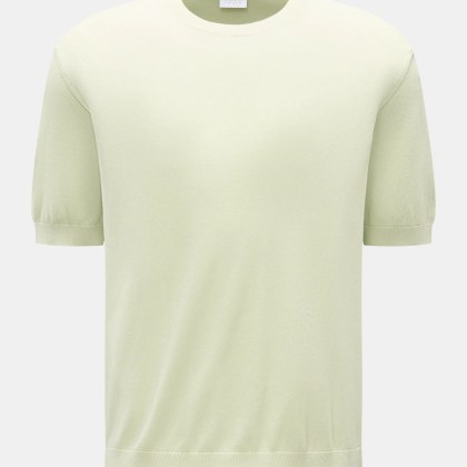 04651/ A trip in a bag - Herren - Kurzarmpullover %27Pima Cotton%27 pastellgrün 04651/ A trip in a bag - Herren - Kurzarmpullover %27Pima Cotton%27 pastellgrün