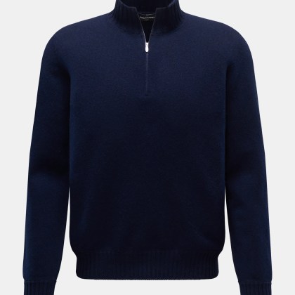 Gran Sasso - Herren - Cashmere Troyer navy Gran Sasso - Herren - Cashmere Troyer navy