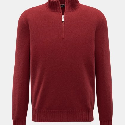Gran Sasso - Herren - Cashmere Troyer dunkelrot Gran Sasso - Herren - Cashmere Troyer dunkelrot