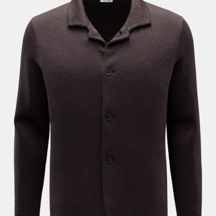 von Braun - Herren - Merino Cardigan dunkelbraun von Braun - Herren - Merino Cardigan dunkelbraun
