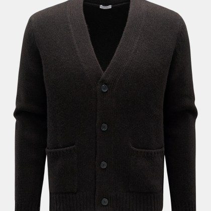 von Braun - Herren - Cashmere Cardigan dunkelbraun von Braun - Herren - Cashmere Cardigan dunkelbraun